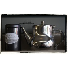 Savoy Drip Resistant Stainless Steel Teapot - 35oz